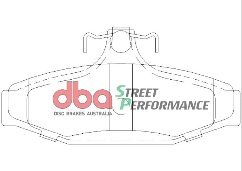 DBA Drum Ford Australia LTD BA 04-05 DBA SP PERFORMANCE Rear Brake Pad SR
