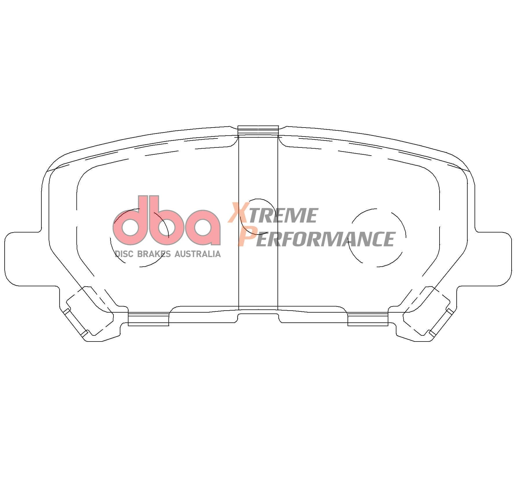 DBA Drum Holden Colorado 7 / ISUZU MUX 12- XP PERFORMANCE Rear DBA Brake Pad SR