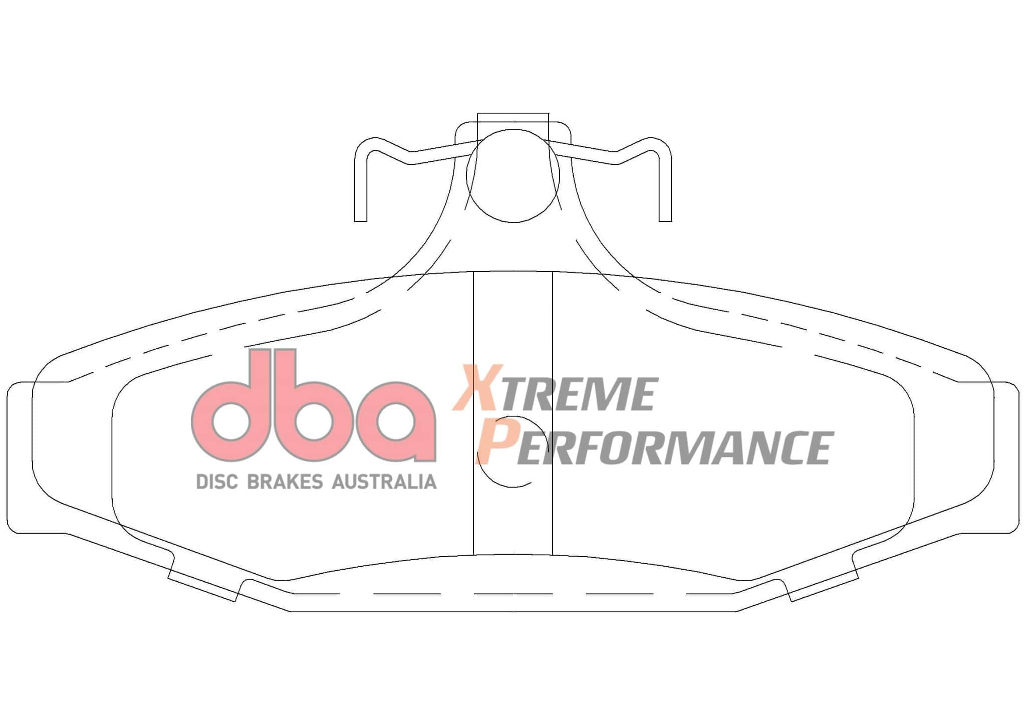 DBA Drum Holden HSV VN-VT XP PERFORMANCE Rear DBA Brake Pad SR