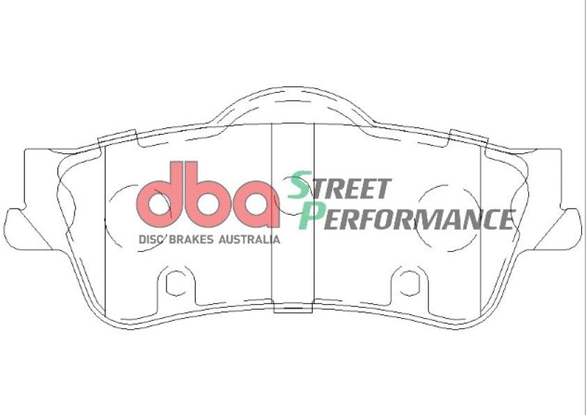 DBA Drum Holden Statesman WM 07-10 DBA SP PERFORMANCE Rear Brake Pad SR