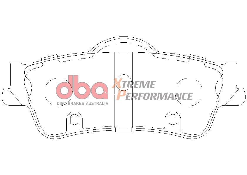 DBA Drum Holden Statesman WM 07-10 DBA XP PERFORMANCE Rear Brake Pad SR