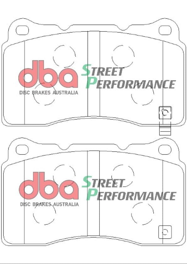 DBA Drum Mitsubishi Lancer CZ/CJ/CG/CH/CY/CF/CE 98-15 DBA SP PERFORMANCE Front Brake Pad SR