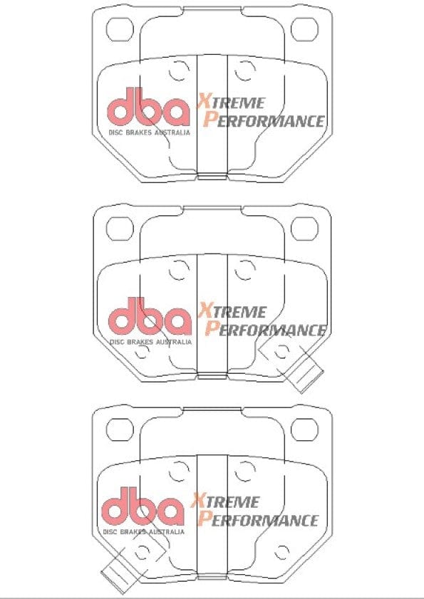 DBA Drum Nissan 300 ZX Z32 90-97 DBA XP PERFORMANCE Rear Brake Pad SR