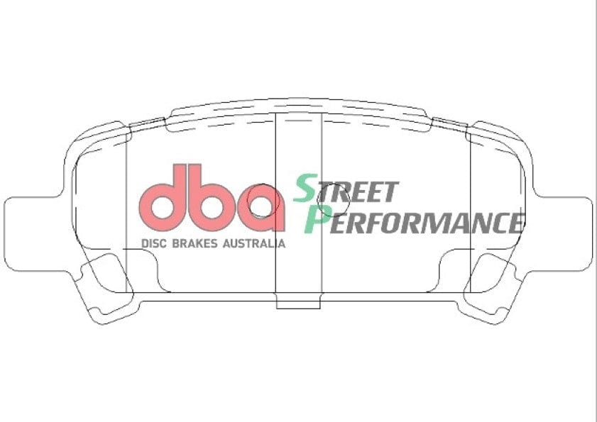 DBA Drum Subaru Liberty 95-03 DBA SP PERFORMANCE Rear Brake Pad SR