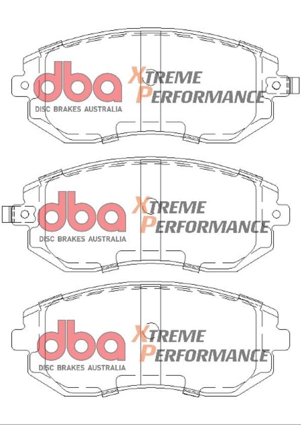 DBA Drum Subaru Liberty 99-14 DBA XP PERFORMANCE Front Brake Pad SR