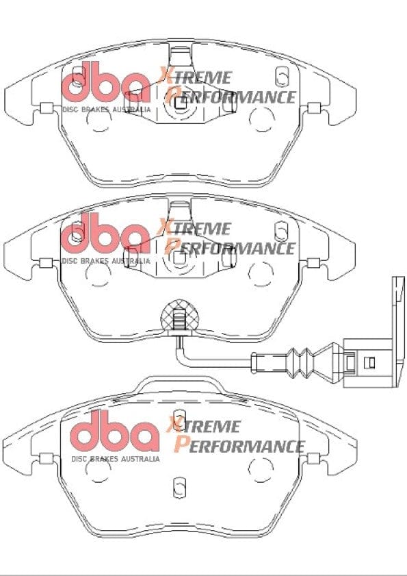 DBA Drum VW Eos 1F7/1F8 06-15 DBA XP PERFORMANCE Front Brake Pad SR
