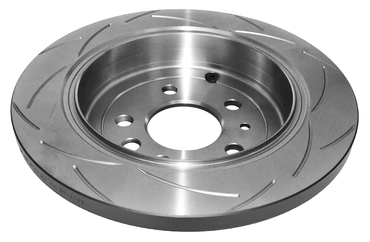 DBA Rotor Ford BA/BF & FG 02- Street T2 Slot SLD Rear DBA Disc Brake Rotors SR
