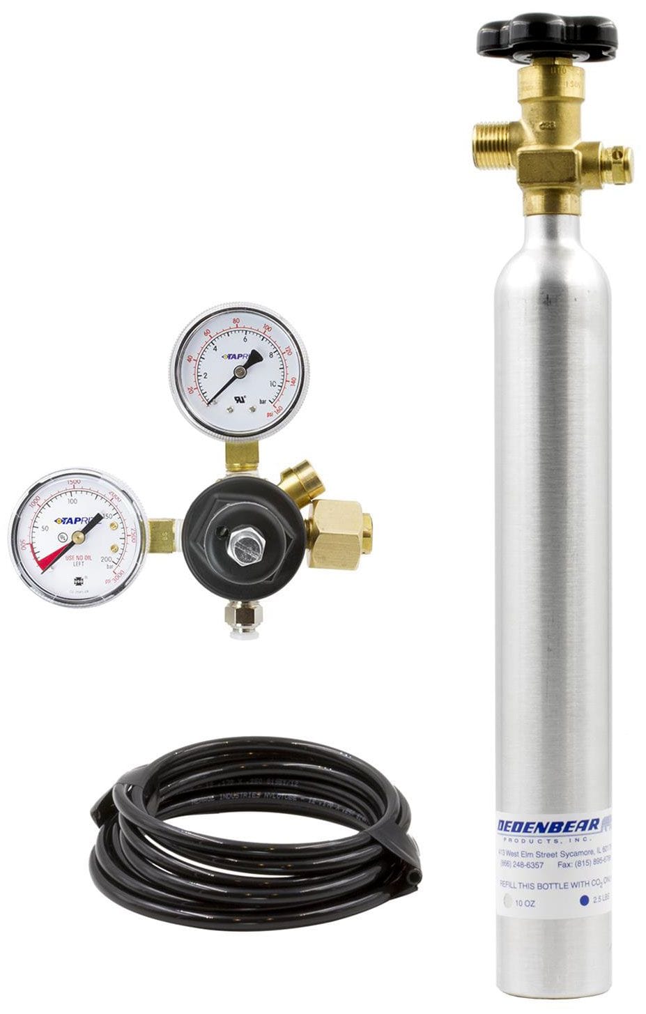 DEDENBEAR Dedenbear CO2 Bottle Kit DE-AB10K SR