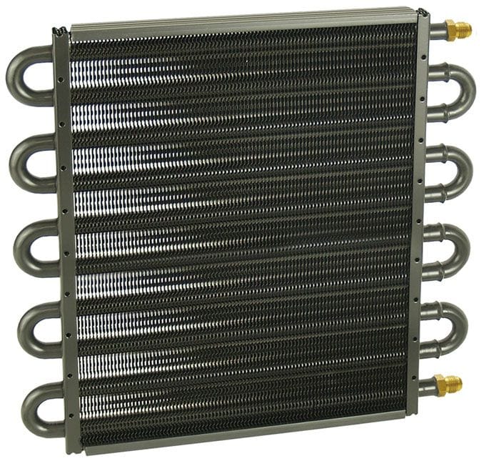 DERALE 13-1/2"W x 12-5/8"H x 3/4"D Derale Derale Series 7000 Tube & Fin Cooler -6AN DP13318 SR