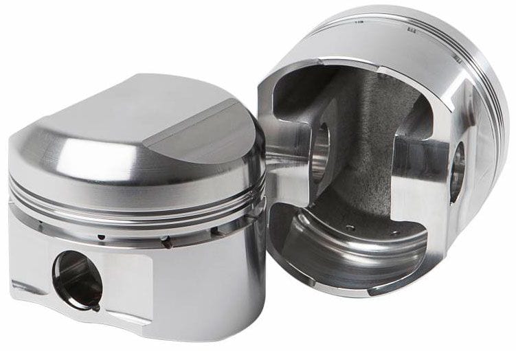 DIAMOND 4.500" bore, 4.250" stroke, 7.100" rod length, +72cc dome volume Diamond Pistons 540 Hemi Dome Top Forged Pistons With Rings D52568-8 SR