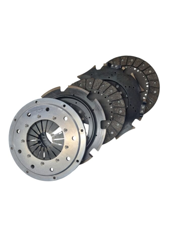 Drews Automotive Clutch Nissan Spline / Flywheel not Required / Already equipped with a 16mm Carrier or CSC. Stage 8 RB Twin Plate - 225mm Organic Clutch Kit - 1000nm - Drews SR