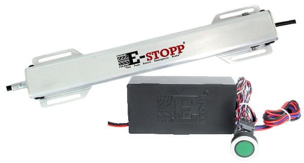 ESTOPP Standard Kit with Actuator and Controller E-Stopp Electric Push Button Emergency Brake Kit E-STOPP SR