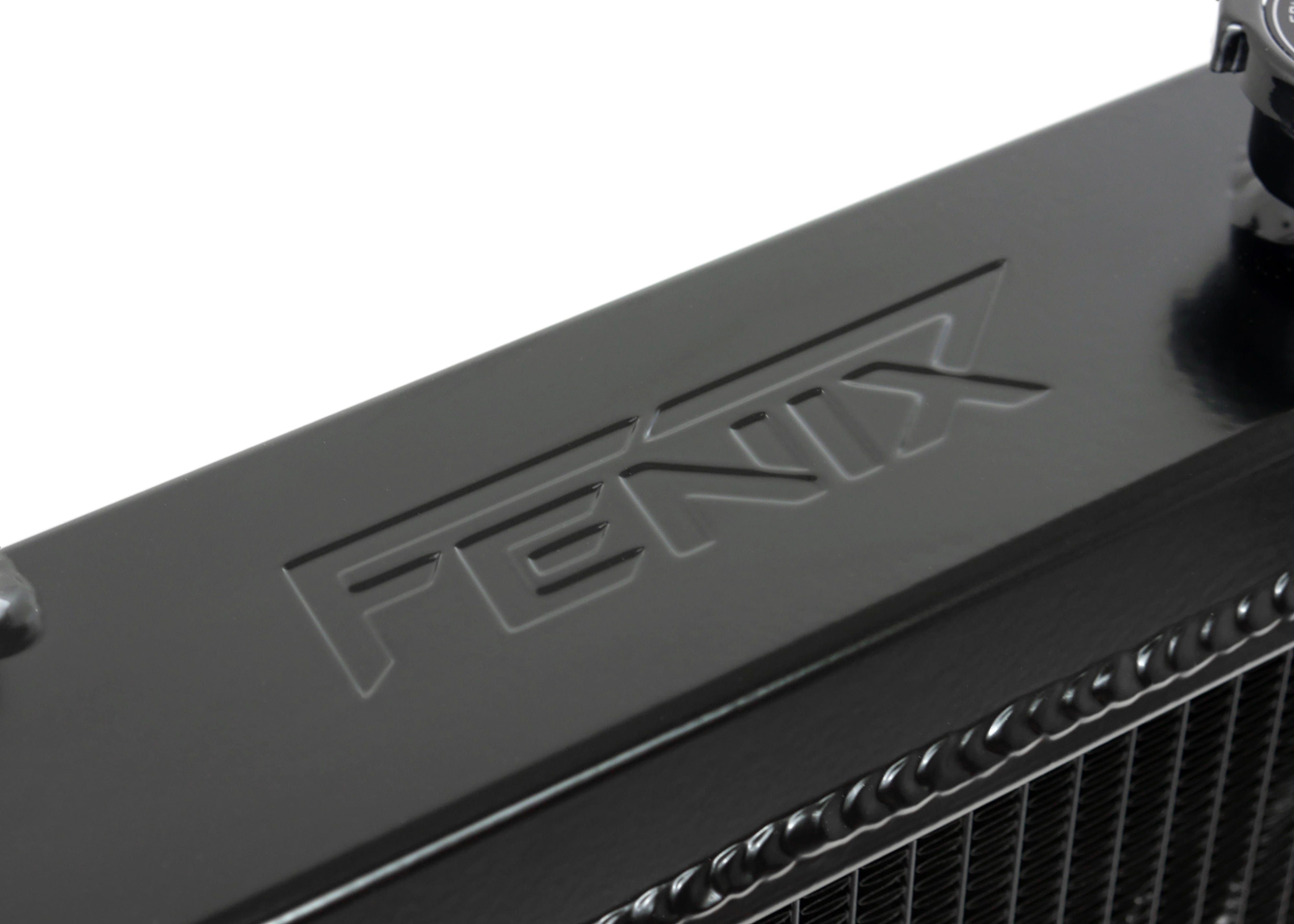 Fenix Cooling Performance Radiator Black / With x1 SPAL 16" 2024CFM Holden Commodore VL RB30 1986-1988 SR