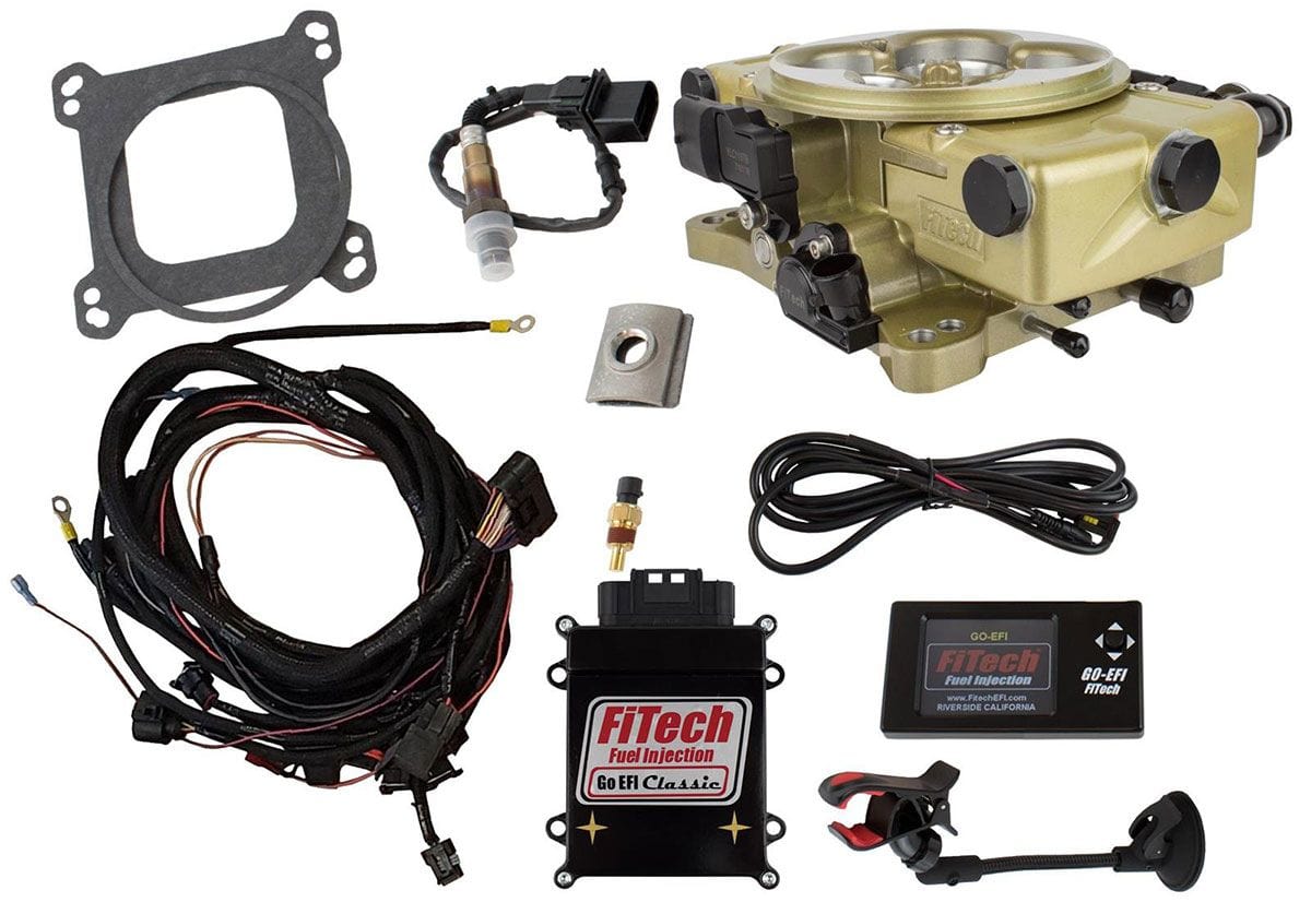 FiTech Classic Gold Finish FiTech Go EFI Classic 650HP System FH30020 SR