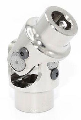 FLAMING 17mm DD x 3/4"DD Smooth - Smooth Flaming River Billet Universal Joint FR1759DD SR