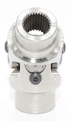 FLAMING 3/4"-30 x 3/4"DD Spline - Smooth Flaming River Billet Universal Joint FR1733DD SR