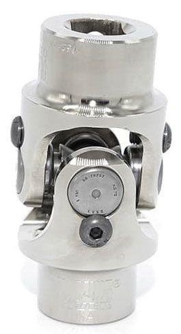 FLAMING 3/4"-36 x 3/4"DD Spline - Smooth Flaming River Billet Universal Joint FR1715DD SR