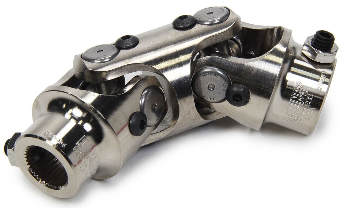 FLAMING 3/4"DD x 1"-48 Smooth - Spline Flaming River Double Billet Universal Joint FR1796 SR