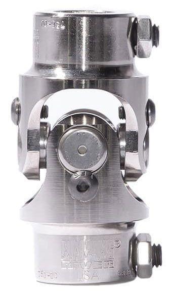 FLAMING 5/8"-36 x 3/4"DD Spline - Smooth Flaming River Billet Universal Joint FR1722DD SR