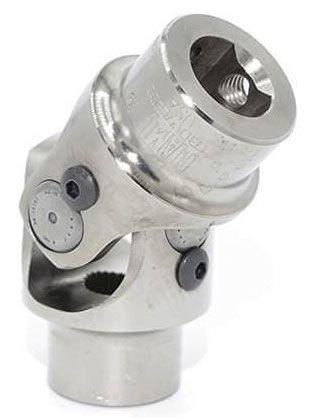 FLAMING 9/16"-26 x 3/4"DD Spline - Smooth Flaming River Billet Universal Joint FR1709DD SR