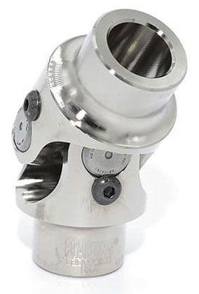 FLAMING 9/16"-26 x 3/4" Spline - Smooth Flaming River Billet Universal Joint FR1701 SR
