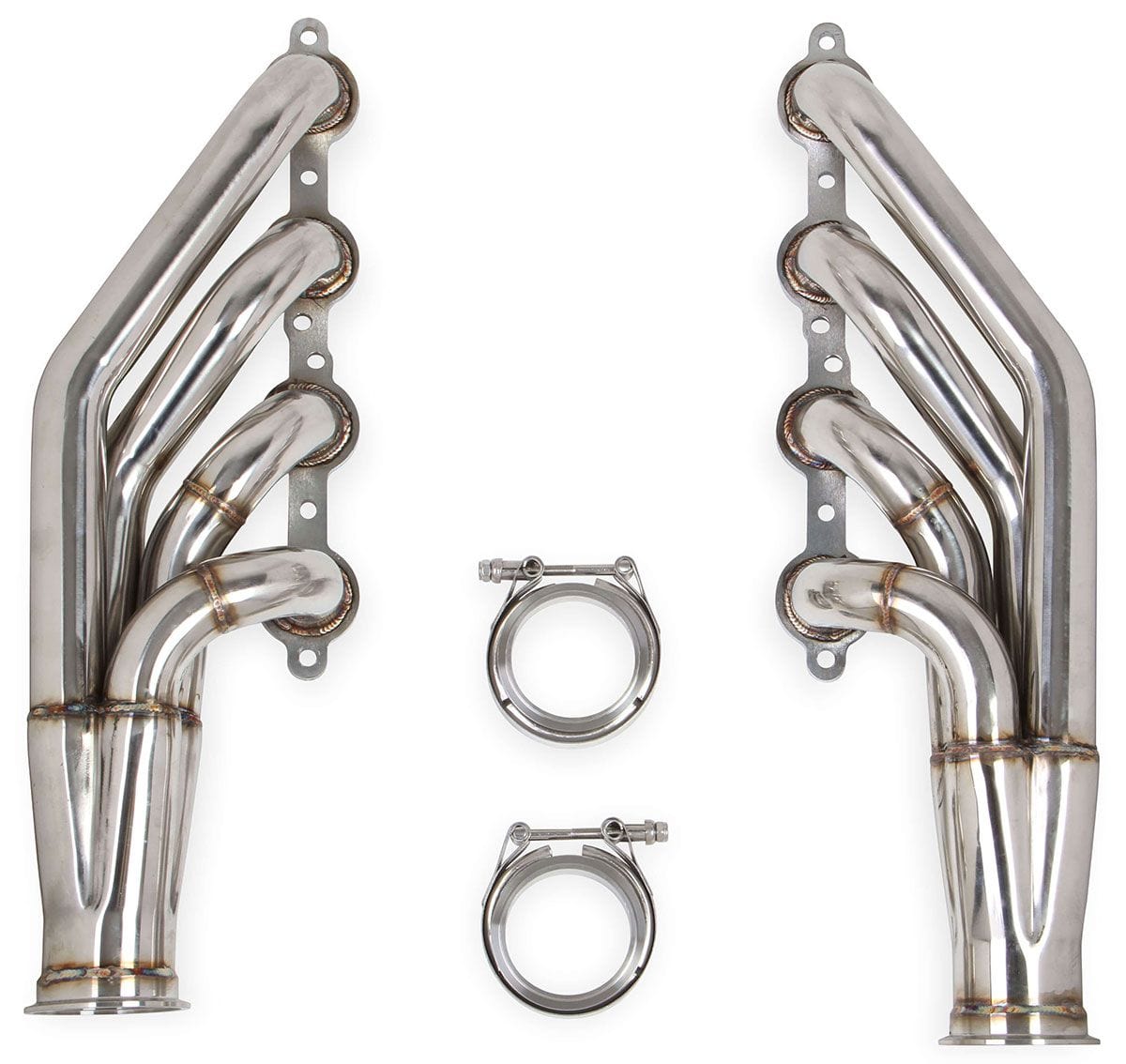 FLOWTECH Suit GM LS Series Flowtech Stainless Steel 1-7/8" Primary Turbo Headers, Natural Finish HO-FL11537FLT SR