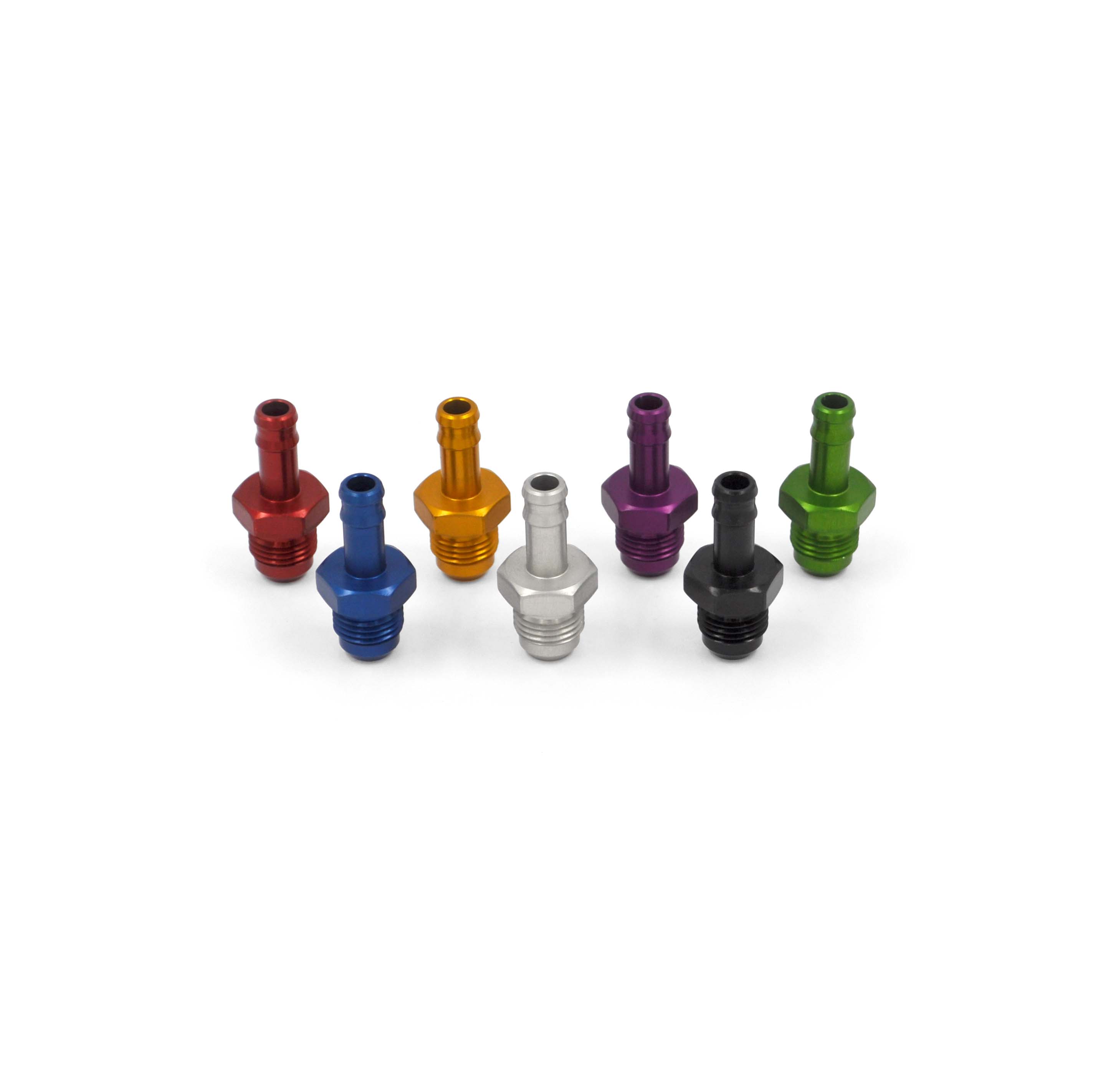 Franklin Performance 6AN to 5/16" / Black Franklin AN Hose Barb Adaptors 817-10-08-BLACK SR
