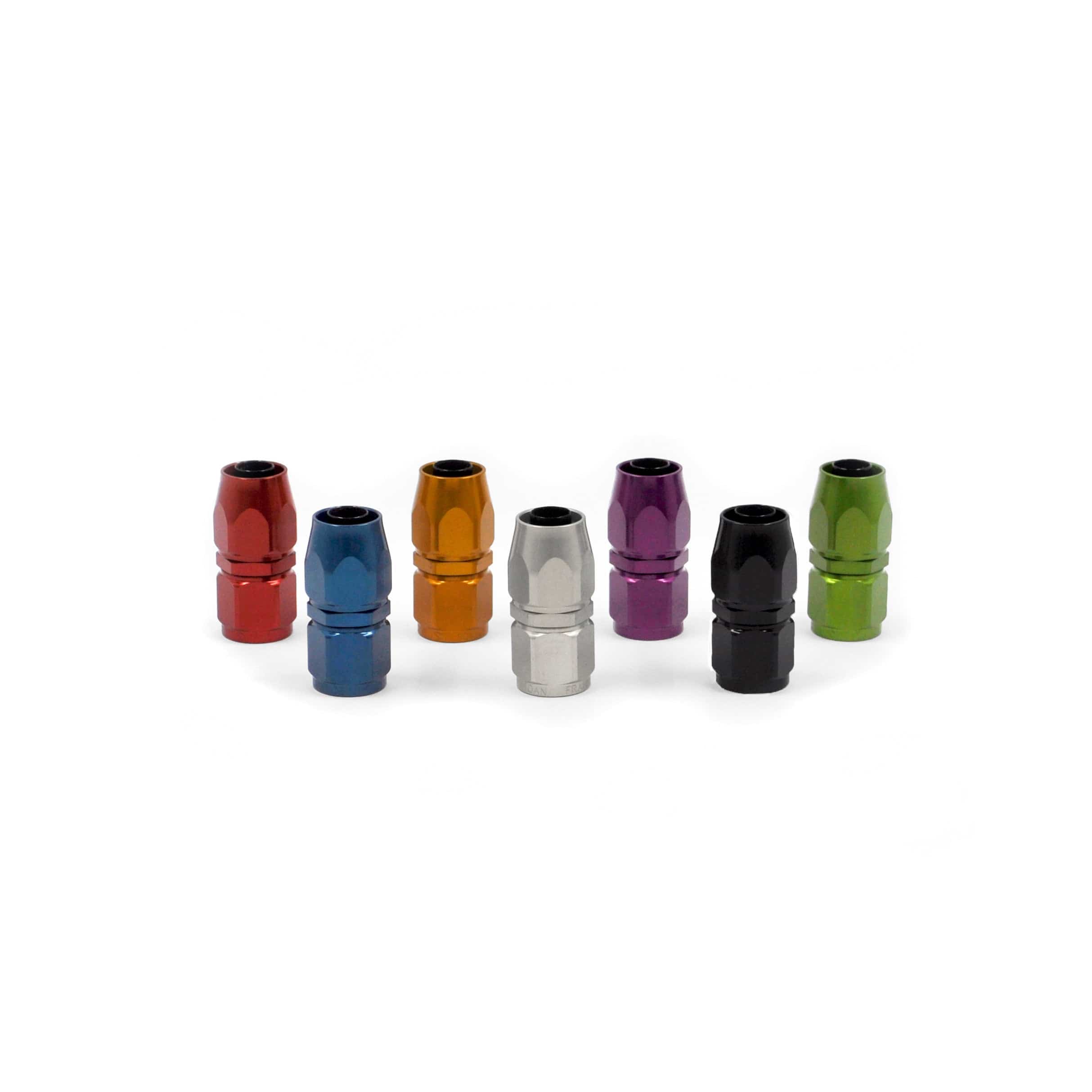 Franklin Performance 8AN / Red Franklin 100 Series AN Straight Hose End 101-06-BLACK SR