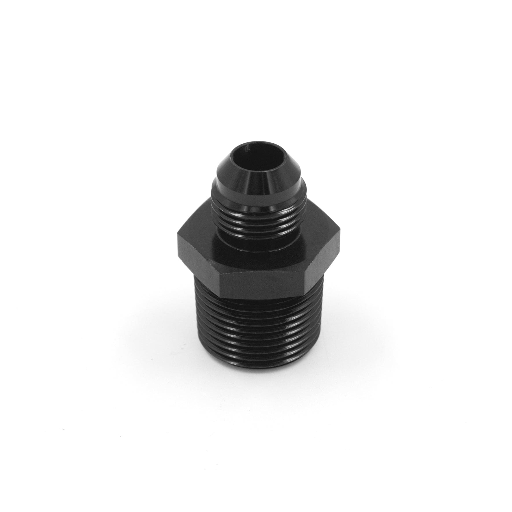 Franklin Performance 8AN to 3/4" / Black Franklin AN to NPT Straight Adaptors 816-03-BLACK SR