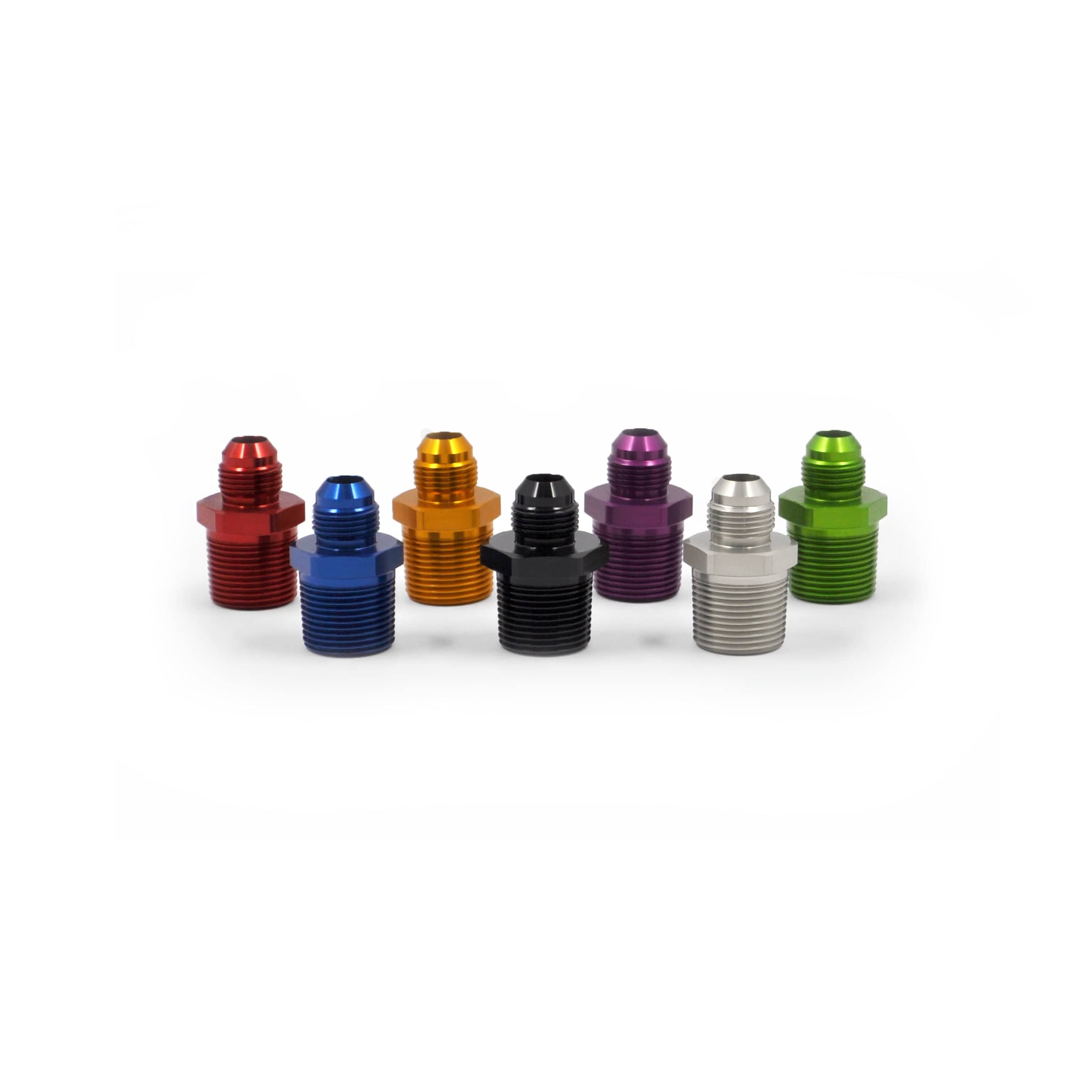 Franklin Performance 8AN to 3/4" / Silver Franklin AN to NPT Straight Adaptors 816-03-BLACK SR