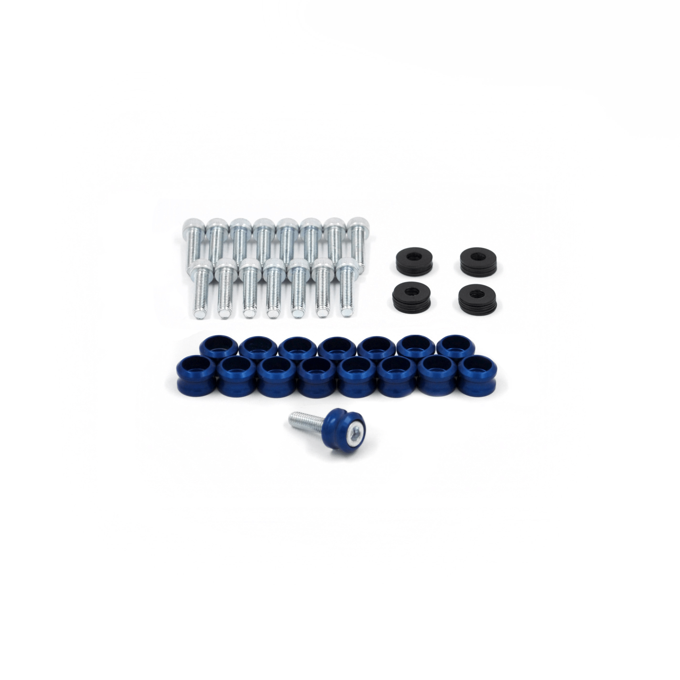 Franklin Performance Blue Franklin Rocker Cover Dress-Up Kit for Toyota JZ Engines 072-016 SILVER SR