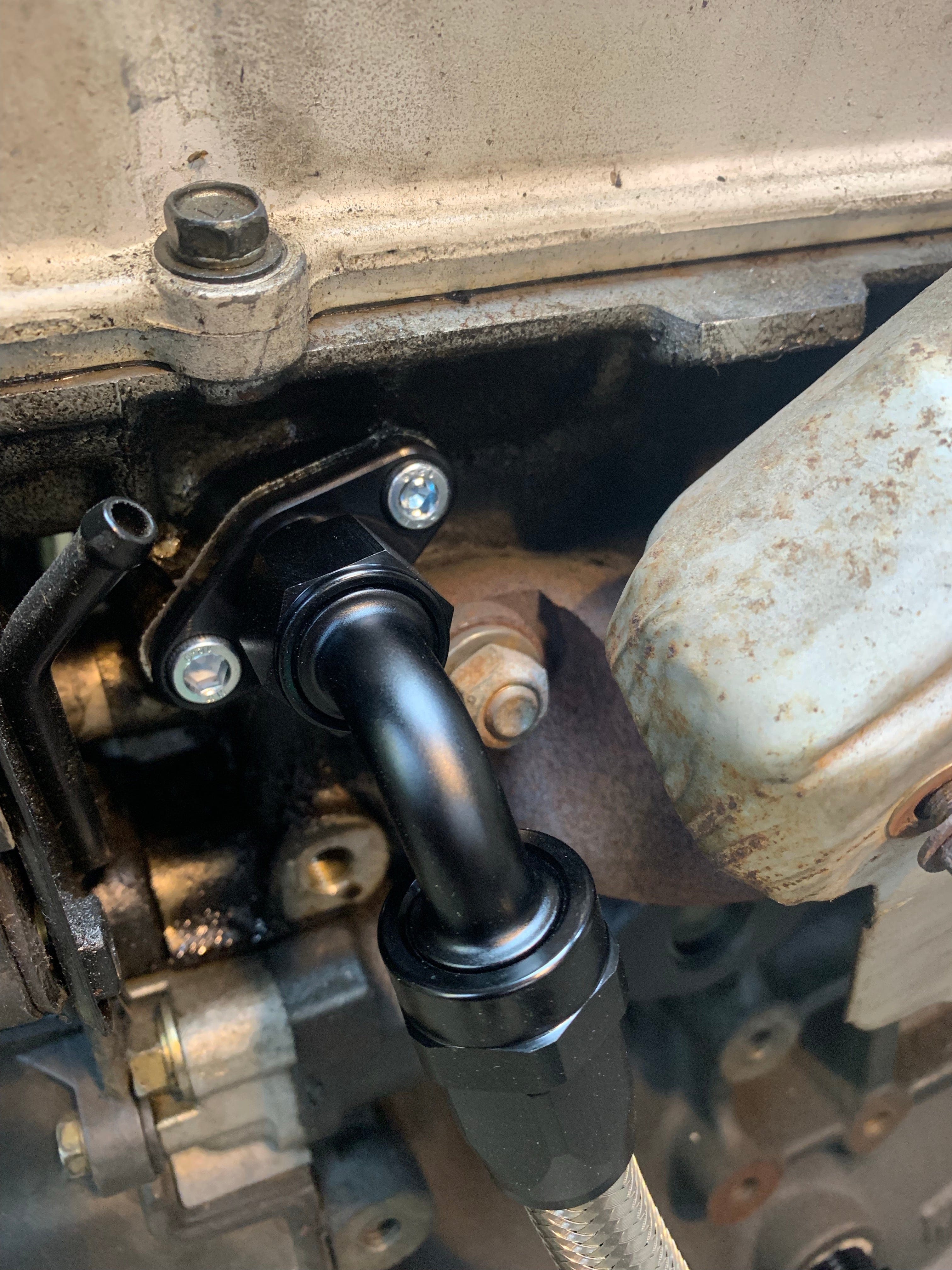 Franklin Performance Franklin 8AN VCT Oil Drain Flange for Nissan RB25DET 044-009 SR