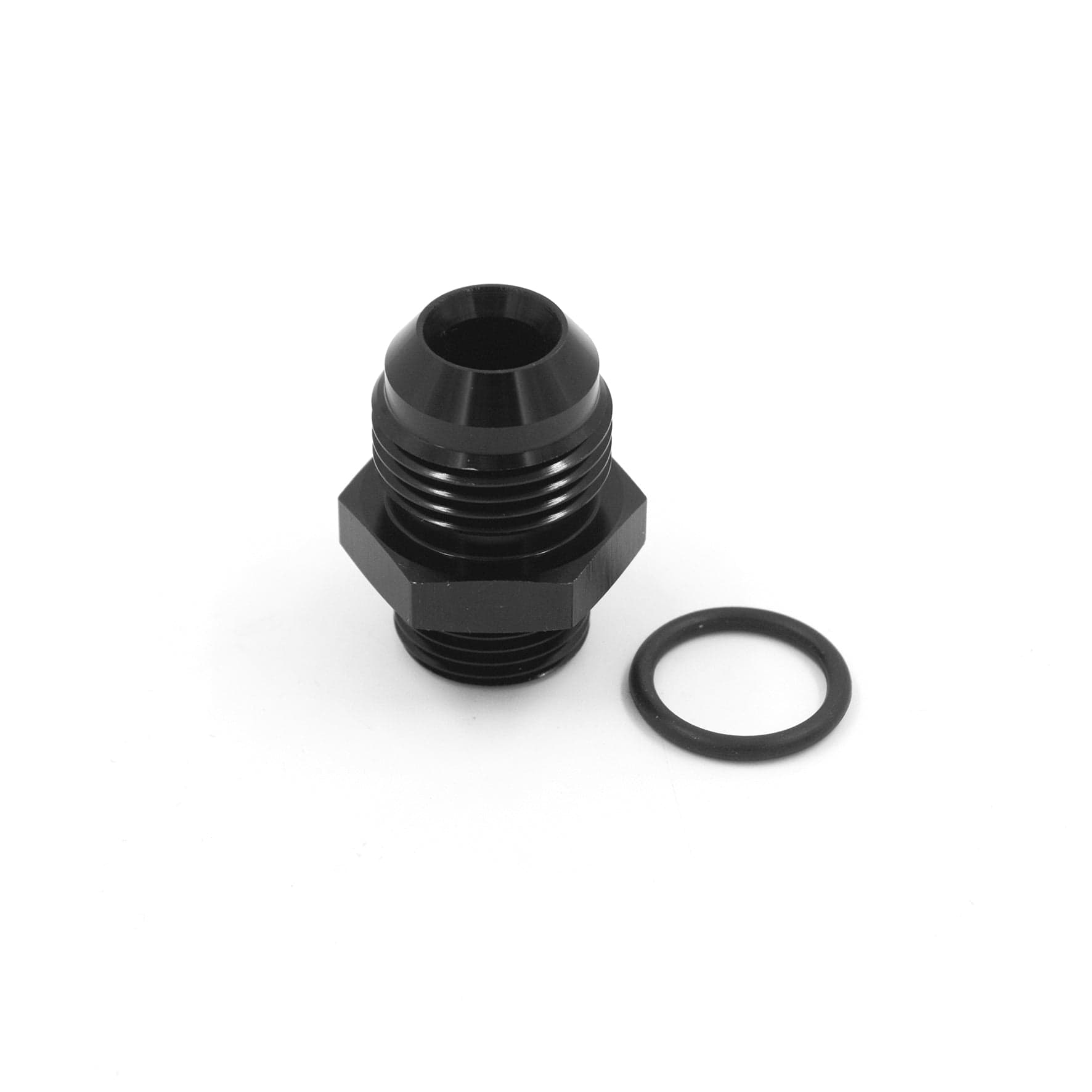 Franklin Performance Franklin AN Male to O-Ring Port Adaptor 920-08-06-BLACK SR