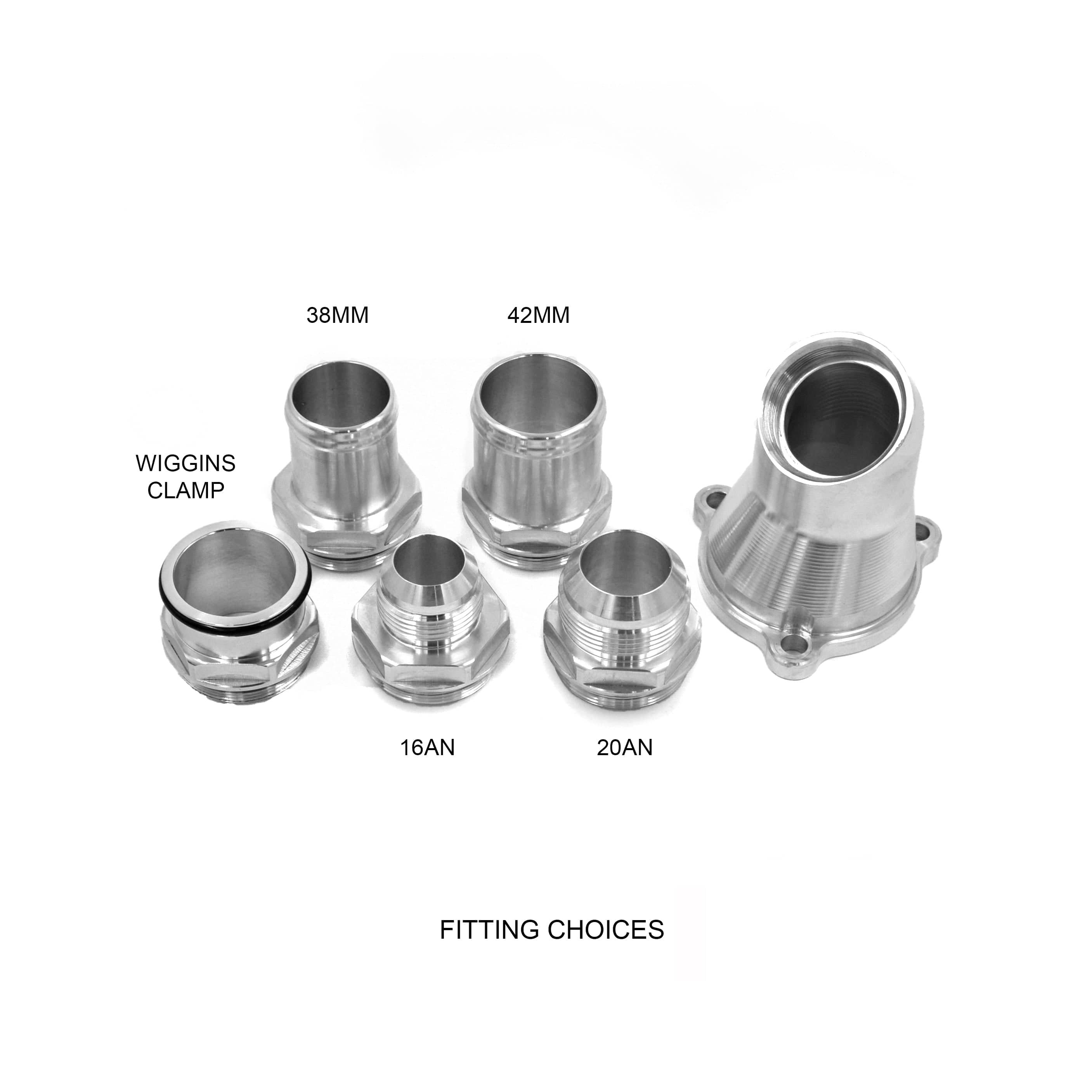 Franklin Performance Franklin Billet Thermostat Outlet Housing for Nissan RB Engines 083-006-BLACK, 083-008-BLACK SR