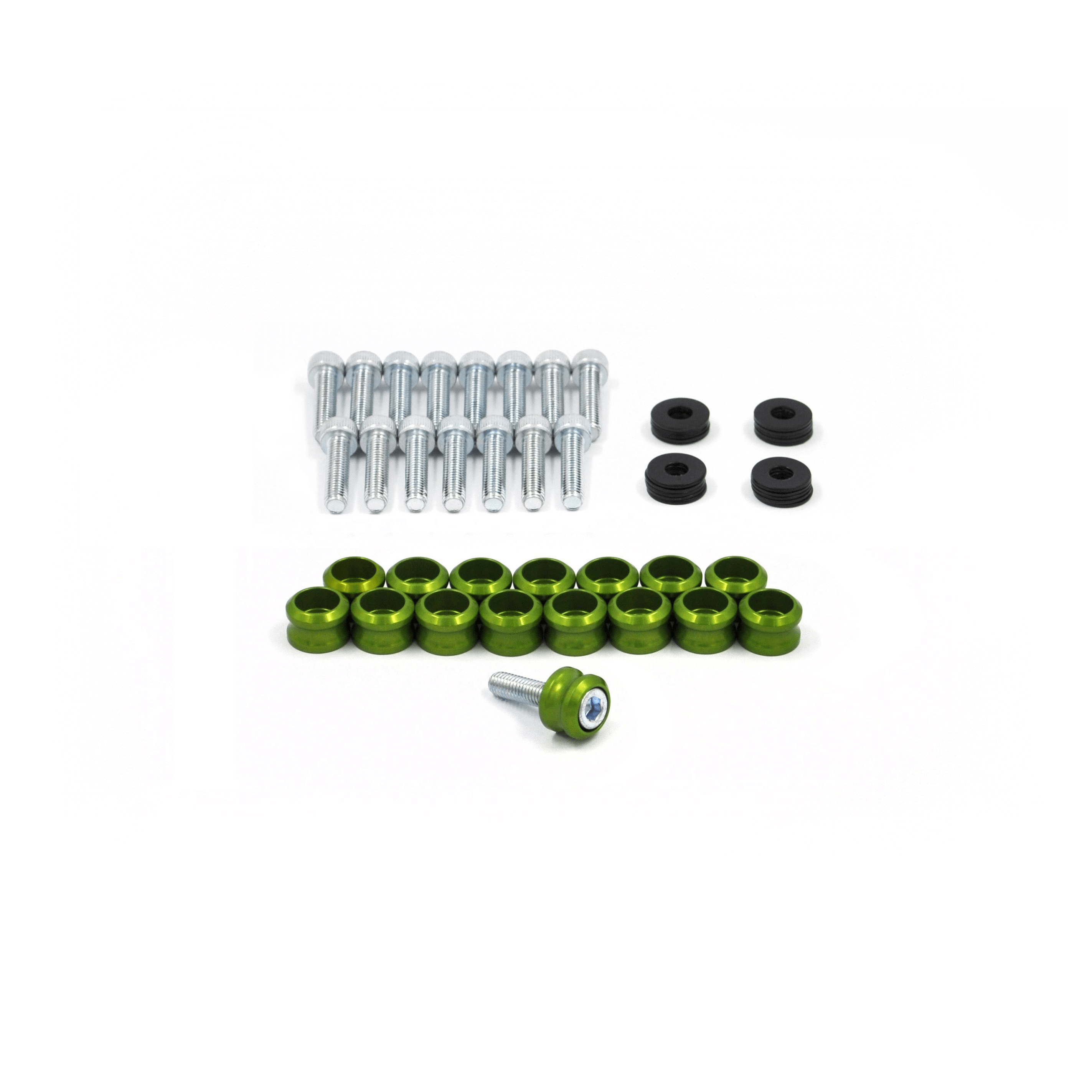 Franklin Performance Green Franklin Rocker Cover Dress-Up Kit for Toyota JZ Engines 072-016 SILVER SR