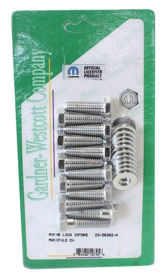 GARDENER Gardener Chrome Hex Intake Manifold Bolt Set GW23-56302-H SR
