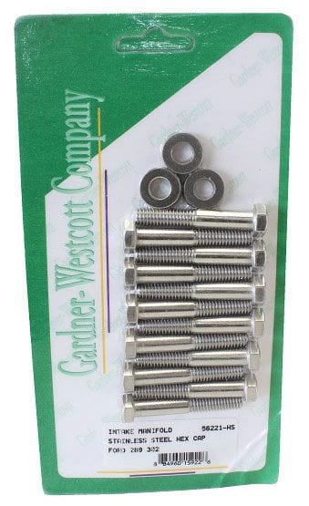 GARDENER Gardener S/S Hex Intake Manifold Bolt Set GW56221-HS SR