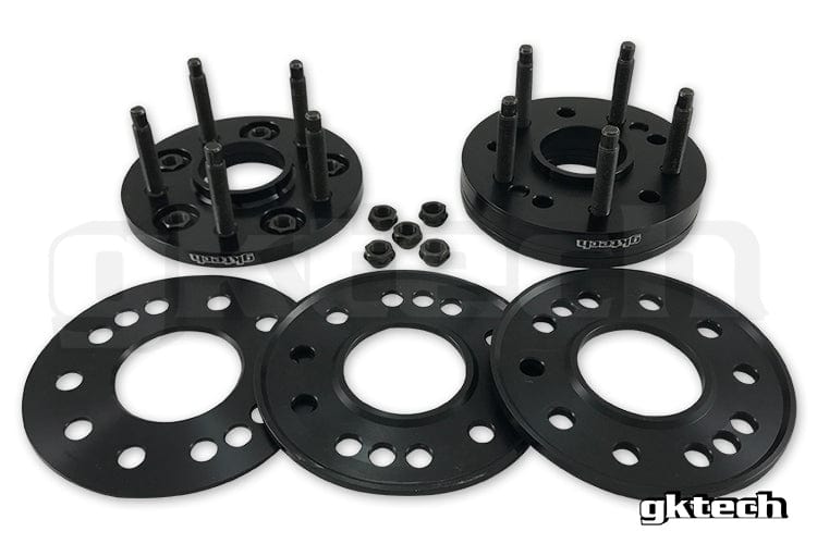 GKTECH 5x100 spacers 15mm > 30mm 8 piece set SR