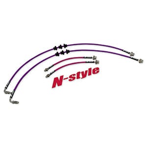GKTECH Front and rear set OEM Replacement - N-Style N-Style Z32 300zx braided brake lines SR