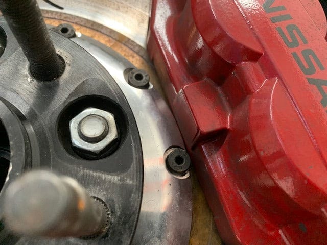 GKTECH HFM.Parts 354mm Z34 370z front 2 piece slotted rotors (SOLD AS A PAIR) SR