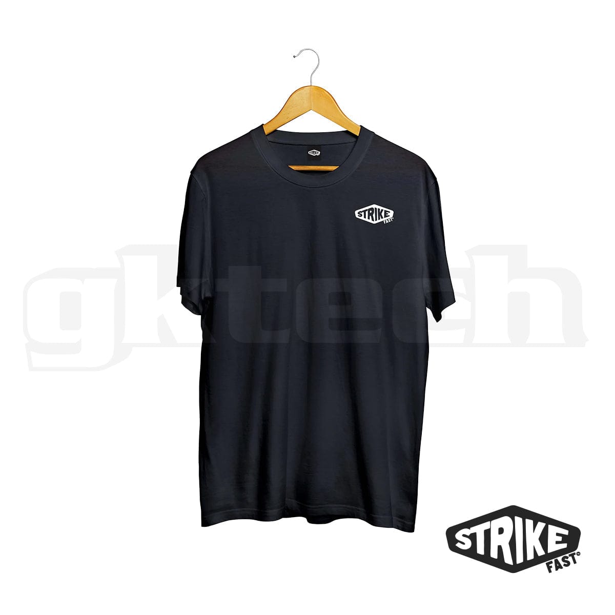 GKTECH Large Strike Fast - strike hard - crew neck T-shirts SR