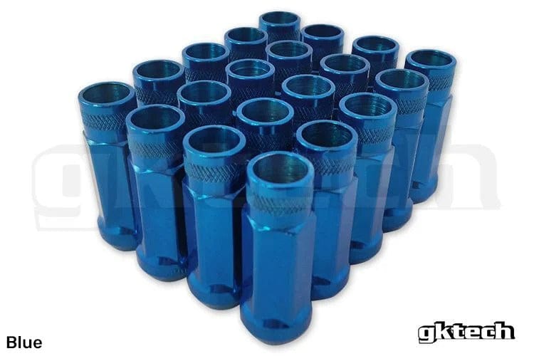 GKTECH M12x1.25 / Blue Open Ended Lug Nuts (Pack of 20) SR