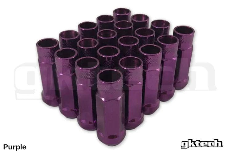 GKTECH M12x1.25 / Purple Open Ended Lug Nuts (Pack of 20) SR