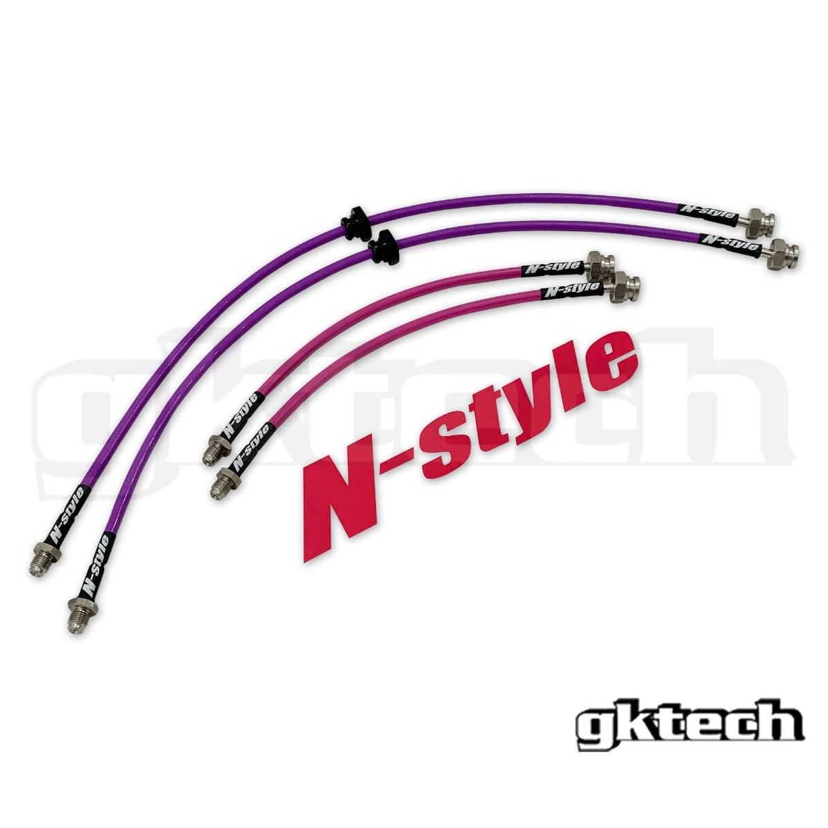 GKTECH N-Style S13/180sx to Z32/GTST/GTR conversion braided brake lines SR