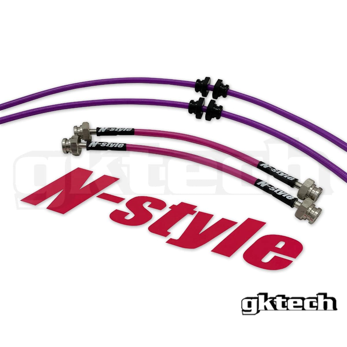 GKTECH N-Style Z32 300zx braided brake lines SR