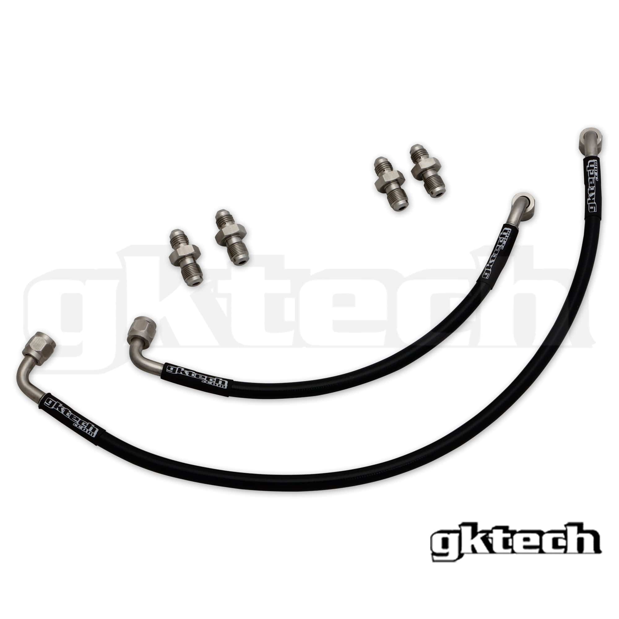 GKTECH RHD - Non HR steering rack Z33 350z Power steering hard line replacements (pair) SR