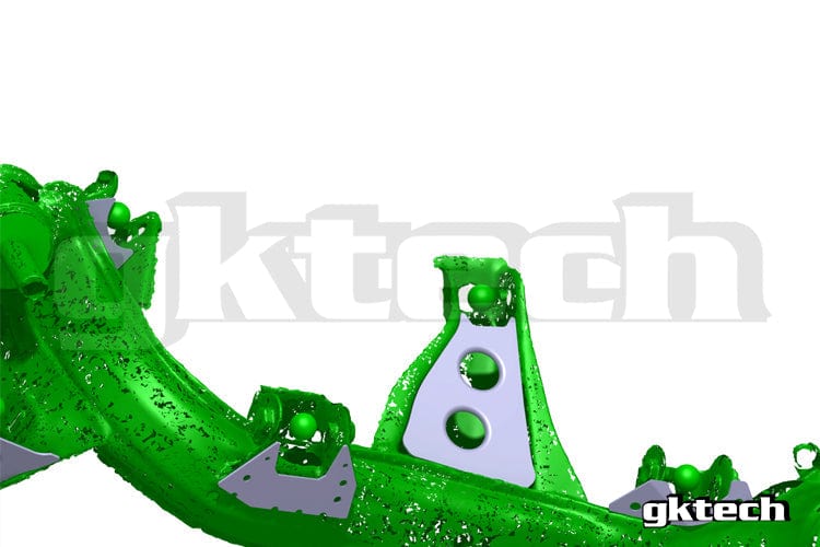 GKTECH V2 S14/S15 200sx/Silvia subframe weld in reinforcement plates SR