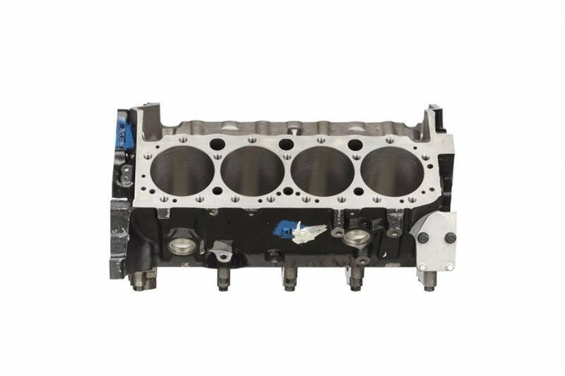 GM Suit Small Block Chev GM Genuine Parts Cast Iron 350 Engine Block, 4-Bolt Mains, 383 Clearanced, 1-Piece Rear Main GM19 SR
