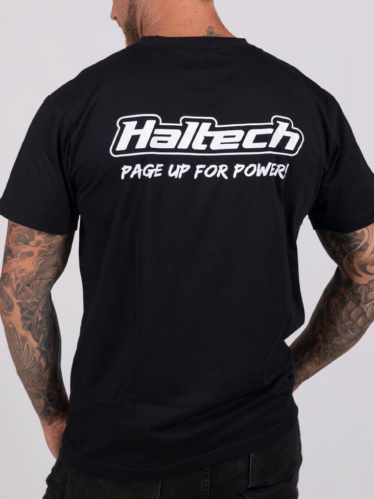 HALTECH Haltech "Classic" T-Shirt Black Size: 2XL Haltech "Classic" T-Shirt Black Size: 2XL SR