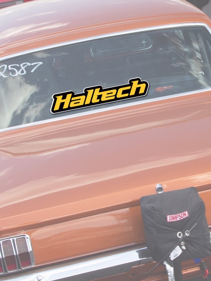 HALTECH Haltech Logo Colour Sticker - Yellow Size: 280mm (11") Haltech Logo Colour Sticker - Yellow Size: 280mm (11") SR